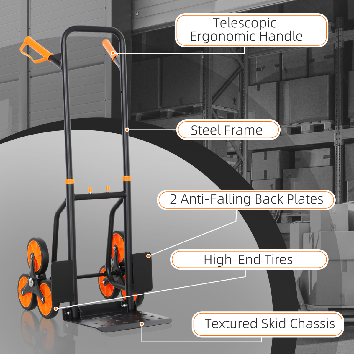 Foldable Hand Truck Pro - Compact, Heavy-Duty Folding Cart