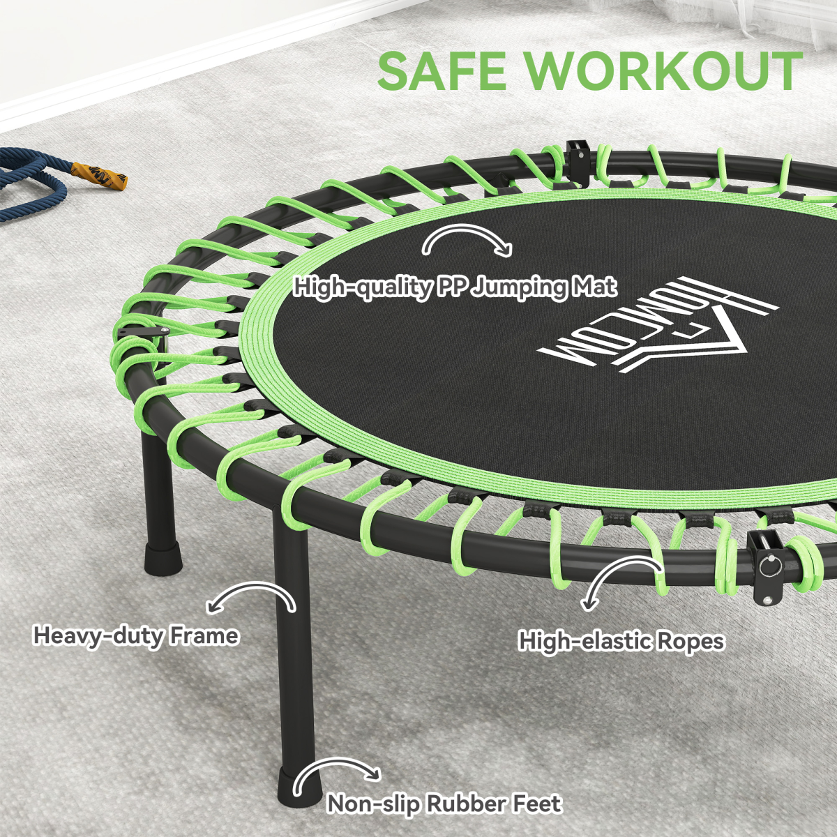 Versatile Mini Trampoline for Indoor & Outdoor Fitness Fun!
