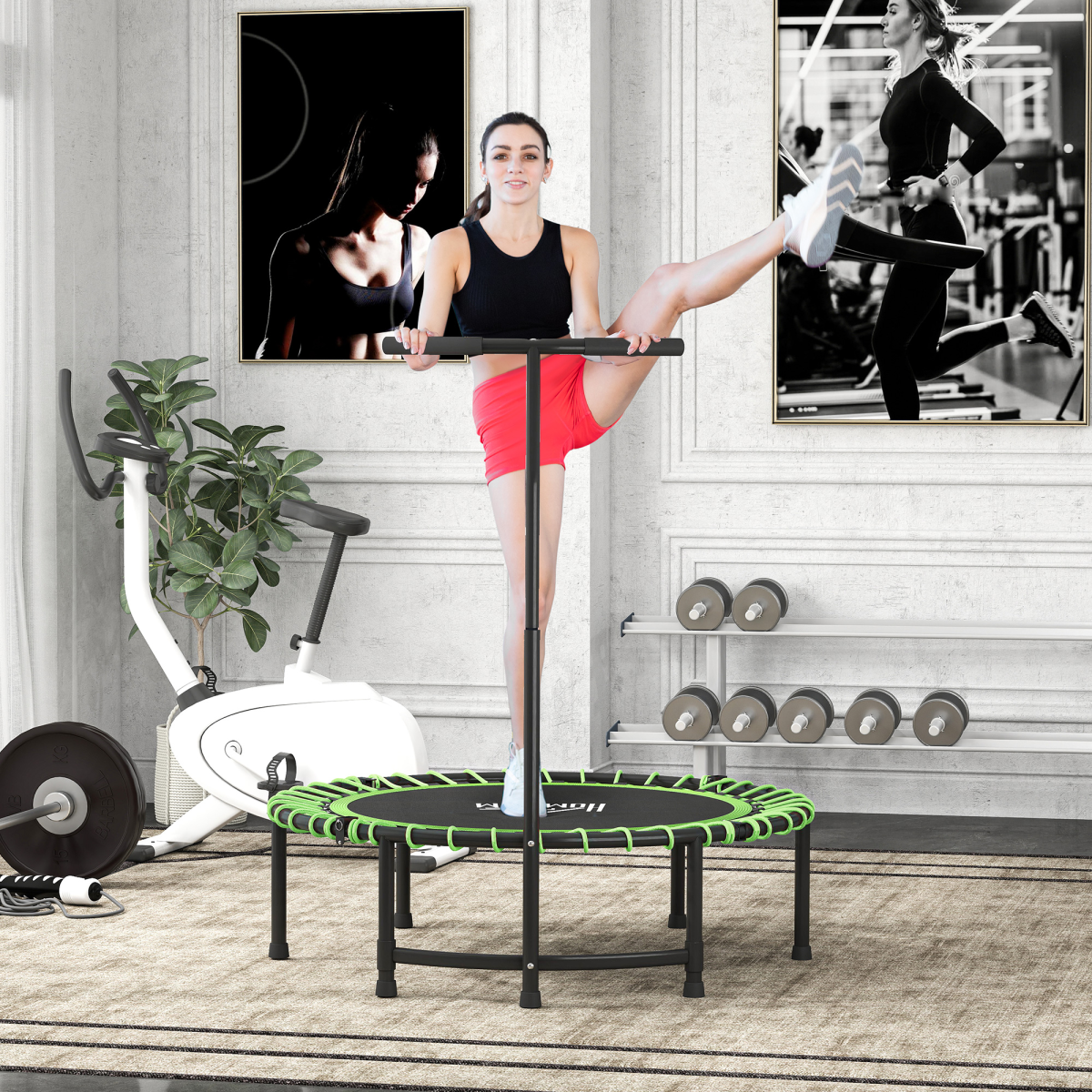 Versatile Mini Trampoline for Indoor & Outdoor Fitness Fun!