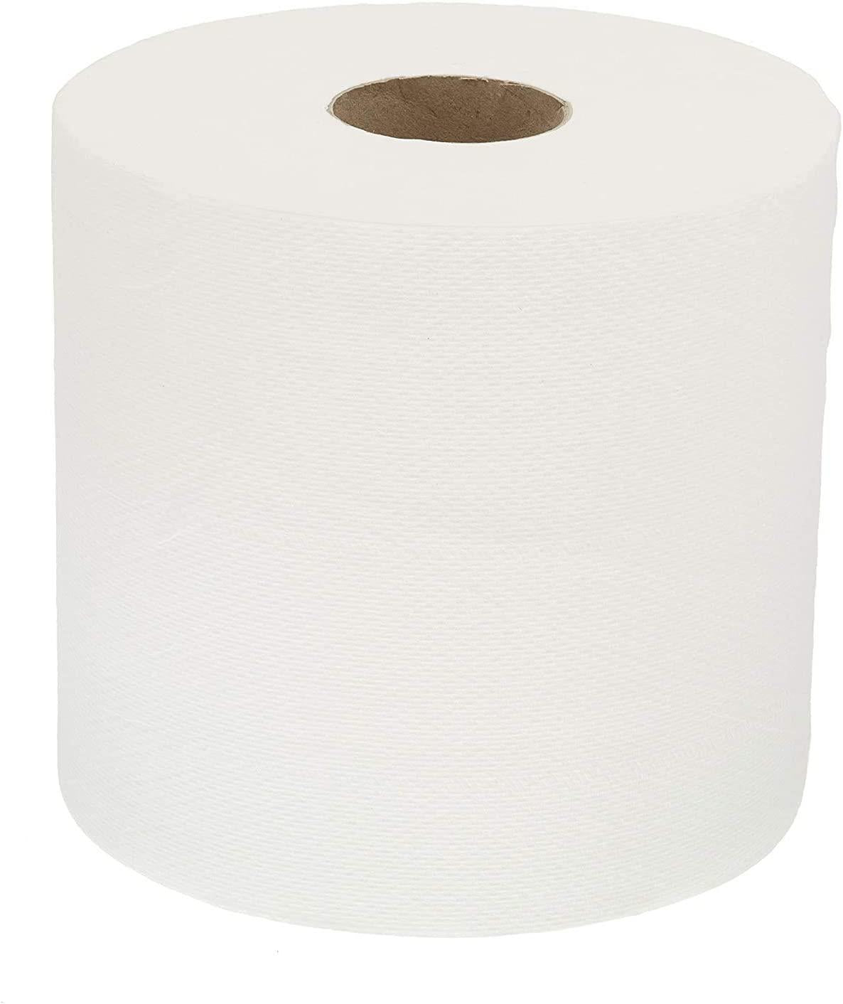 Centrefeed 6-Pack White 2-Ply Rolls - Super Absorbent Kitchen Towels