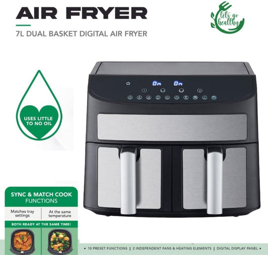 Digital Dual-Basket Air Fryer