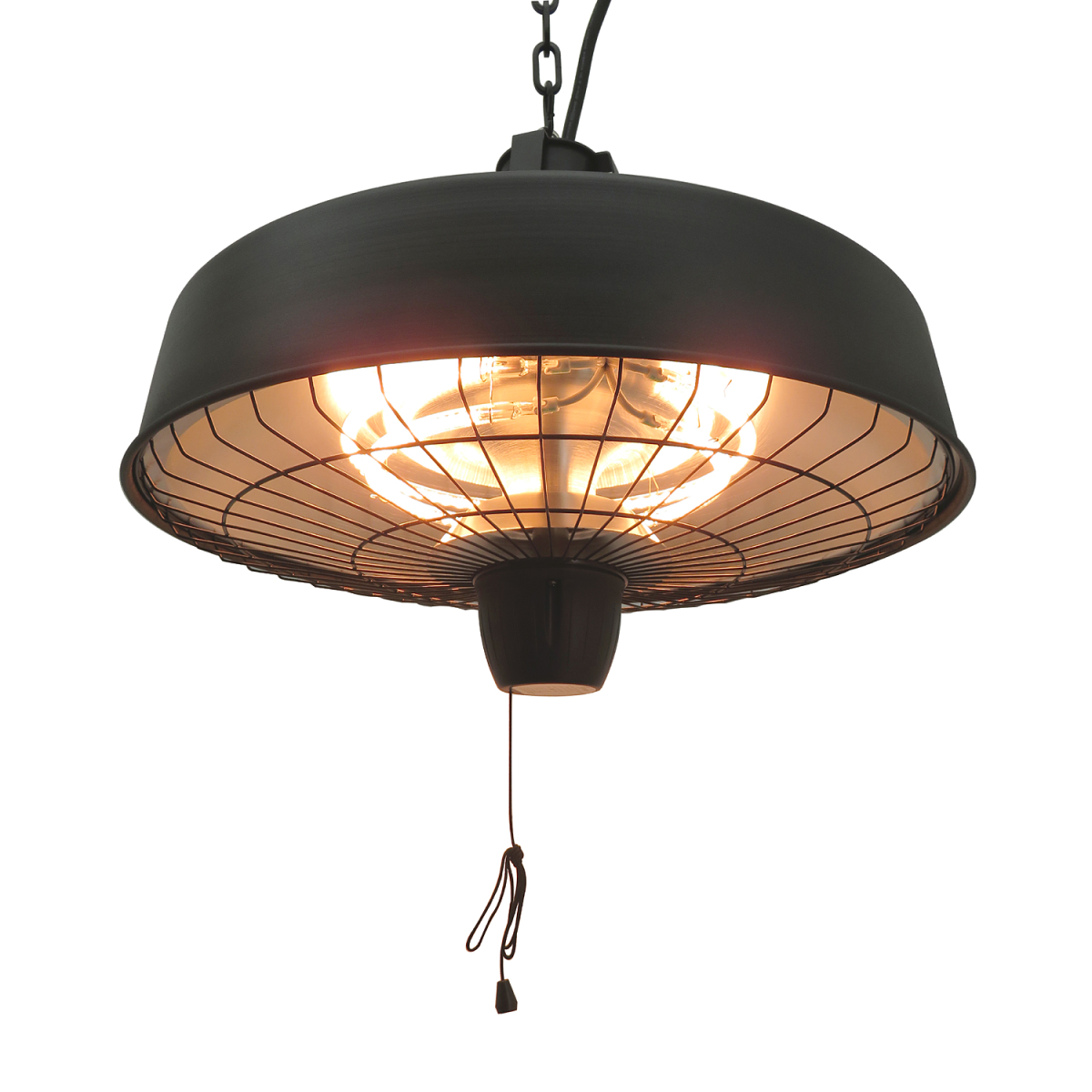 Versatile Halogen Infrared Heater - 1000/2500W Ceiling Hanging Warmth