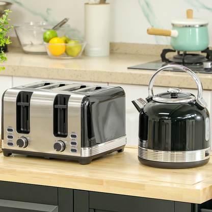 Kettle & 4-Slice Toaster Set