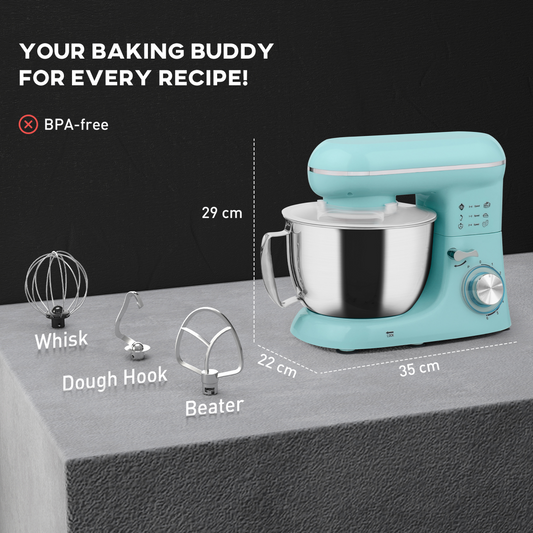 MasterChef 1300W Stand Mixer with 4.5L Bowl - Ultimate Kitchen Companion!