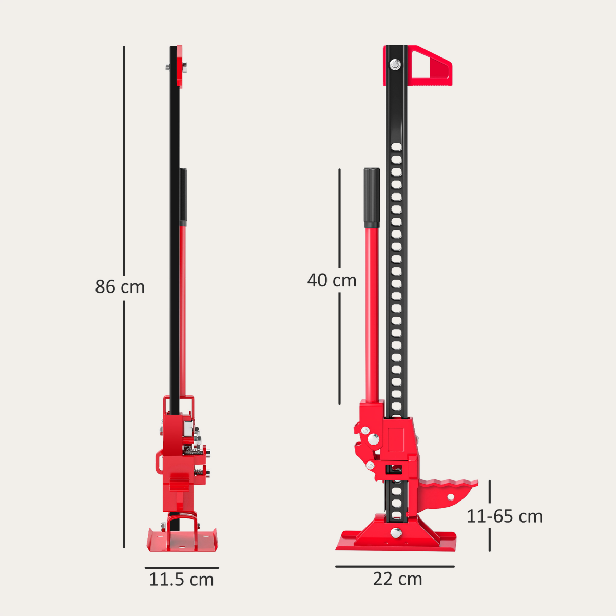 Heavy-Duty 3 Tonne Car Jack with Anti-Rust Coating & Easy Lever Operation