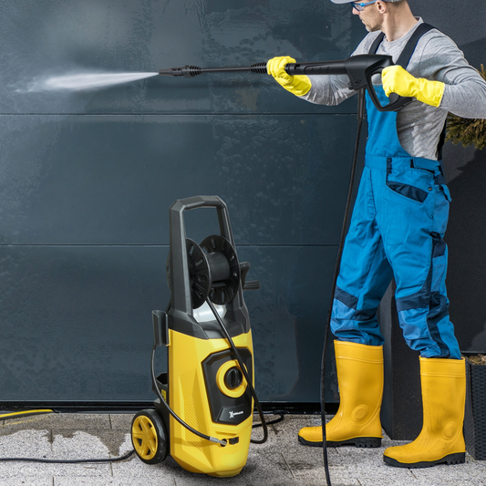 1800W Power Washer - 150 Bar, 510 L/h, Adjustable Nozzle, Portable