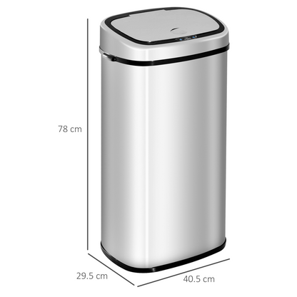 Steel Auto Trash Bin