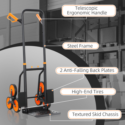 Foldable Hand Truck Pro - Compact, Heavy-Duty Folding Cart