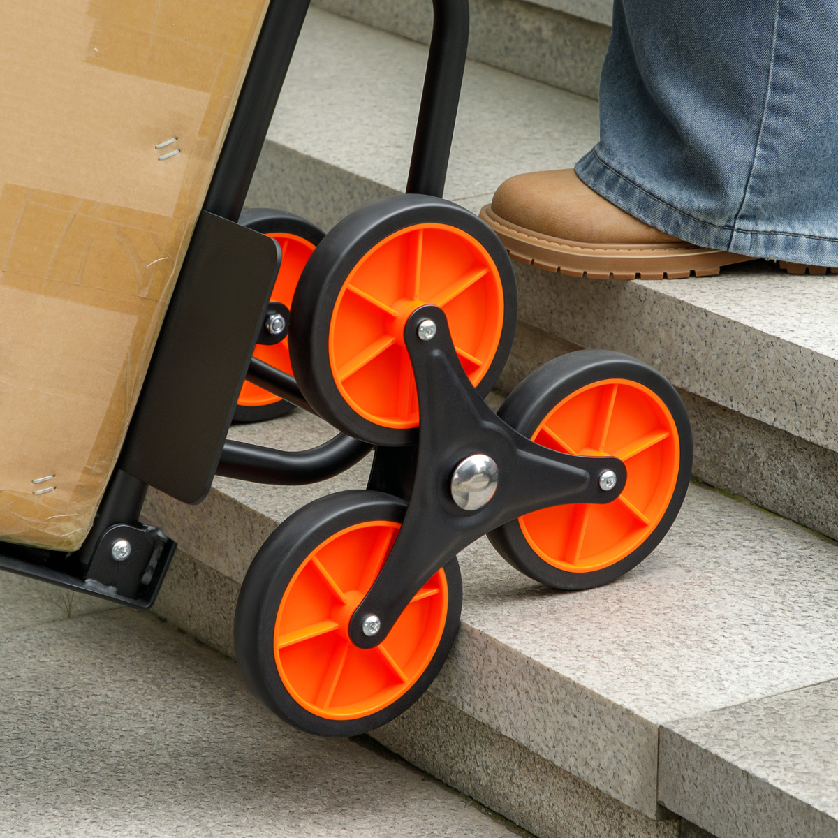 Foldable Hand Truck Pro - Compact, Heavy-Duty Folding Cart