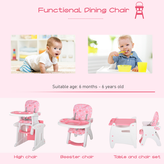 Convertible Baby High Chair