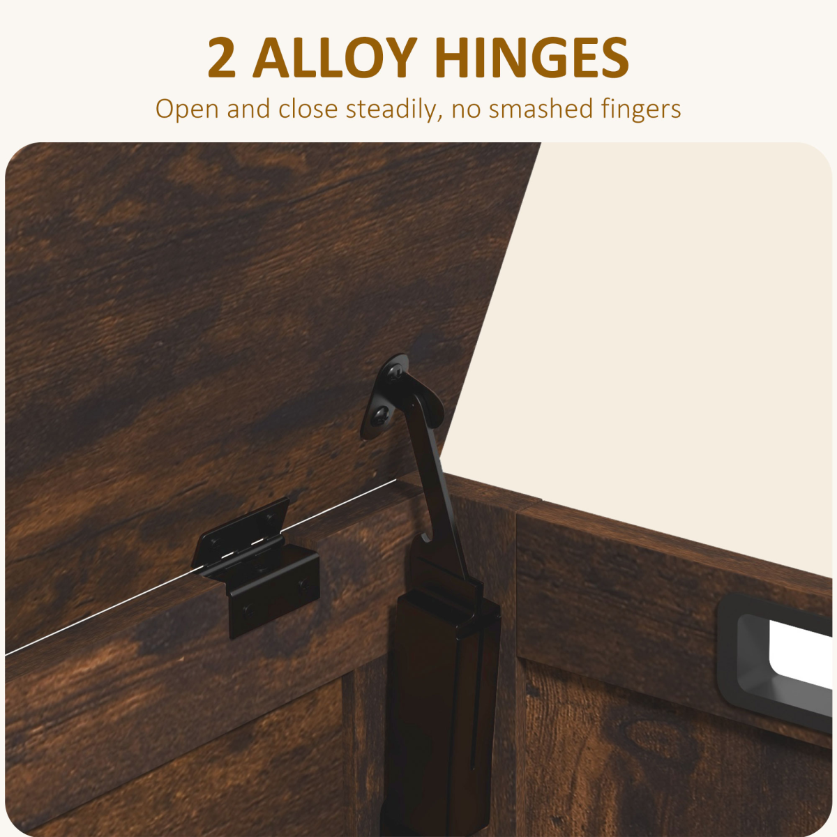Versatile Rustic Brown Storage Bench: Stylish Organizer & Seat All-in-One