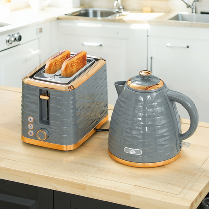 Sleek Kettle & Toaster Set