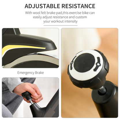 Exercise Bike 10KG Flywheel Cycling w/ Adjustable Resistance LCD Display