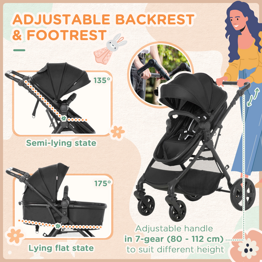 Versatile Foldable Baby Pushchair