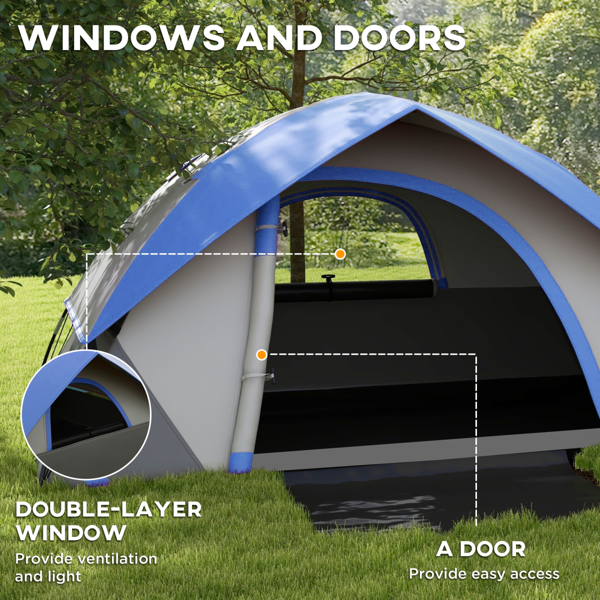 Camping Tent for 3-Persons