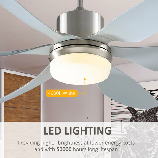 Chic Reversible LED Ceiling Fan with Remote