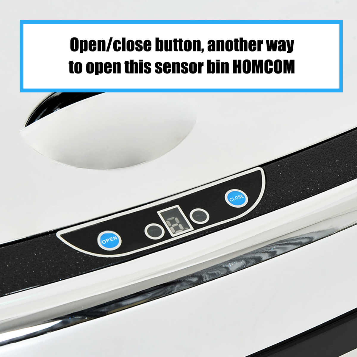 Steel Auto Trash Bin