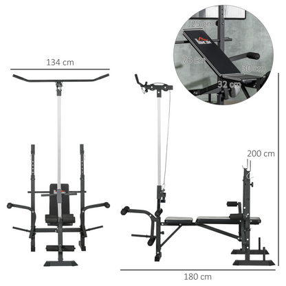 Weight Bench Multifunction Full Body Workout Bench