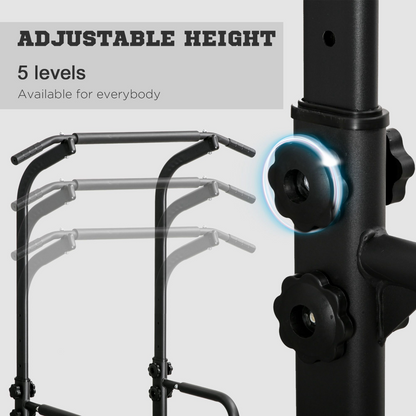 All-in-One Power Tower: Dip Station, Pull-Up Bar & Push-Up Gym