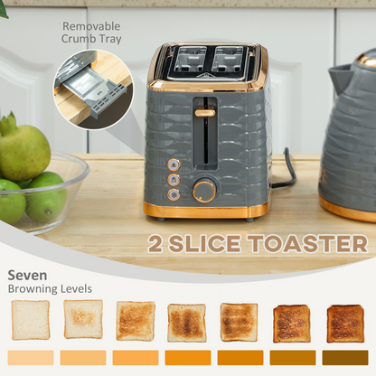 Sleek Kettle & Toaster Set