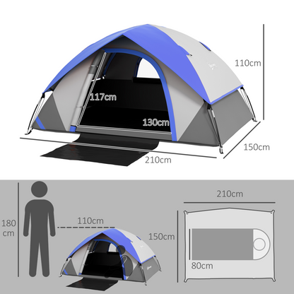 Camping Tent for 3-Persons