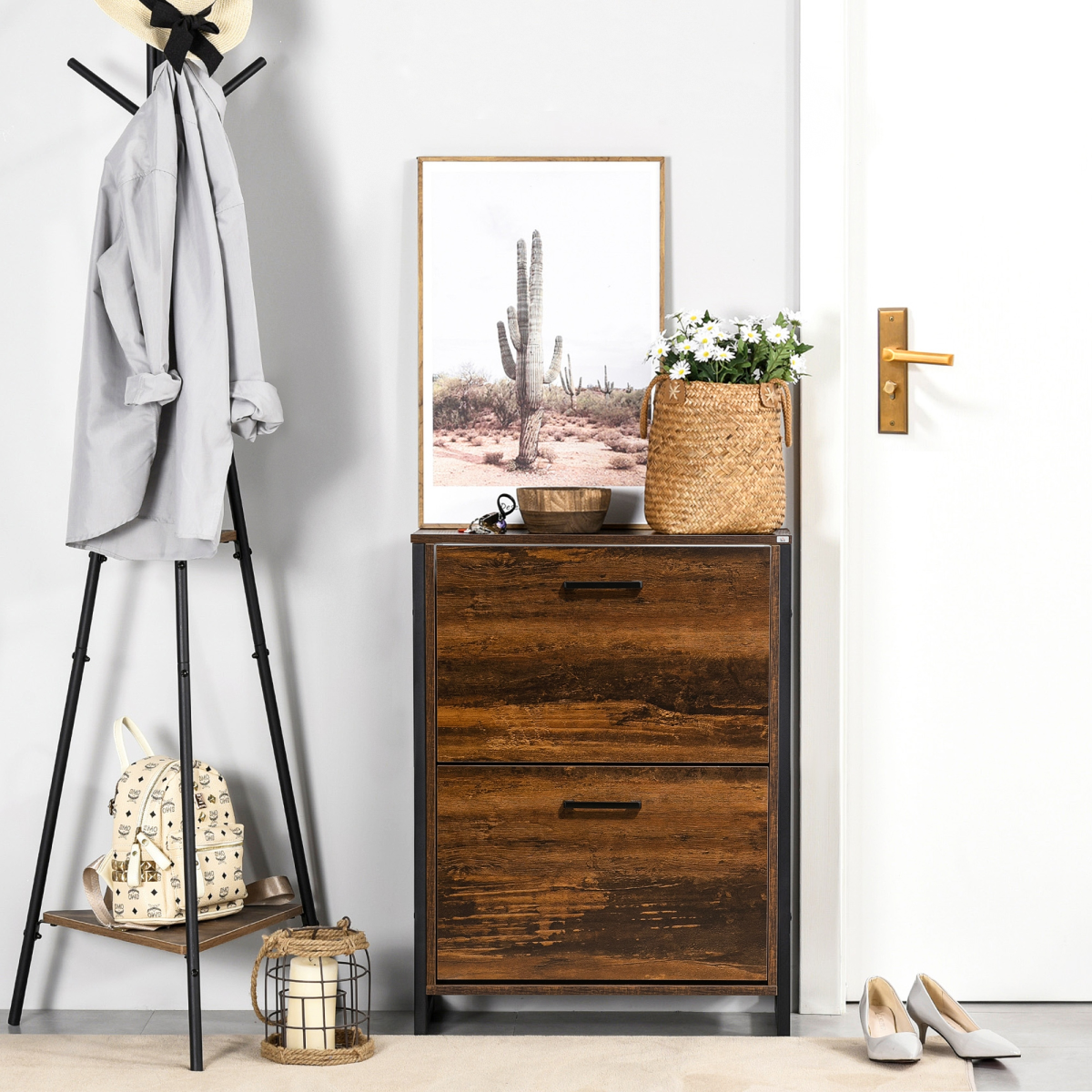 Shoe Storage Cabinet
