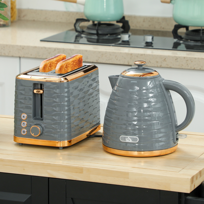 Sleek Kettle & Toaster Set
