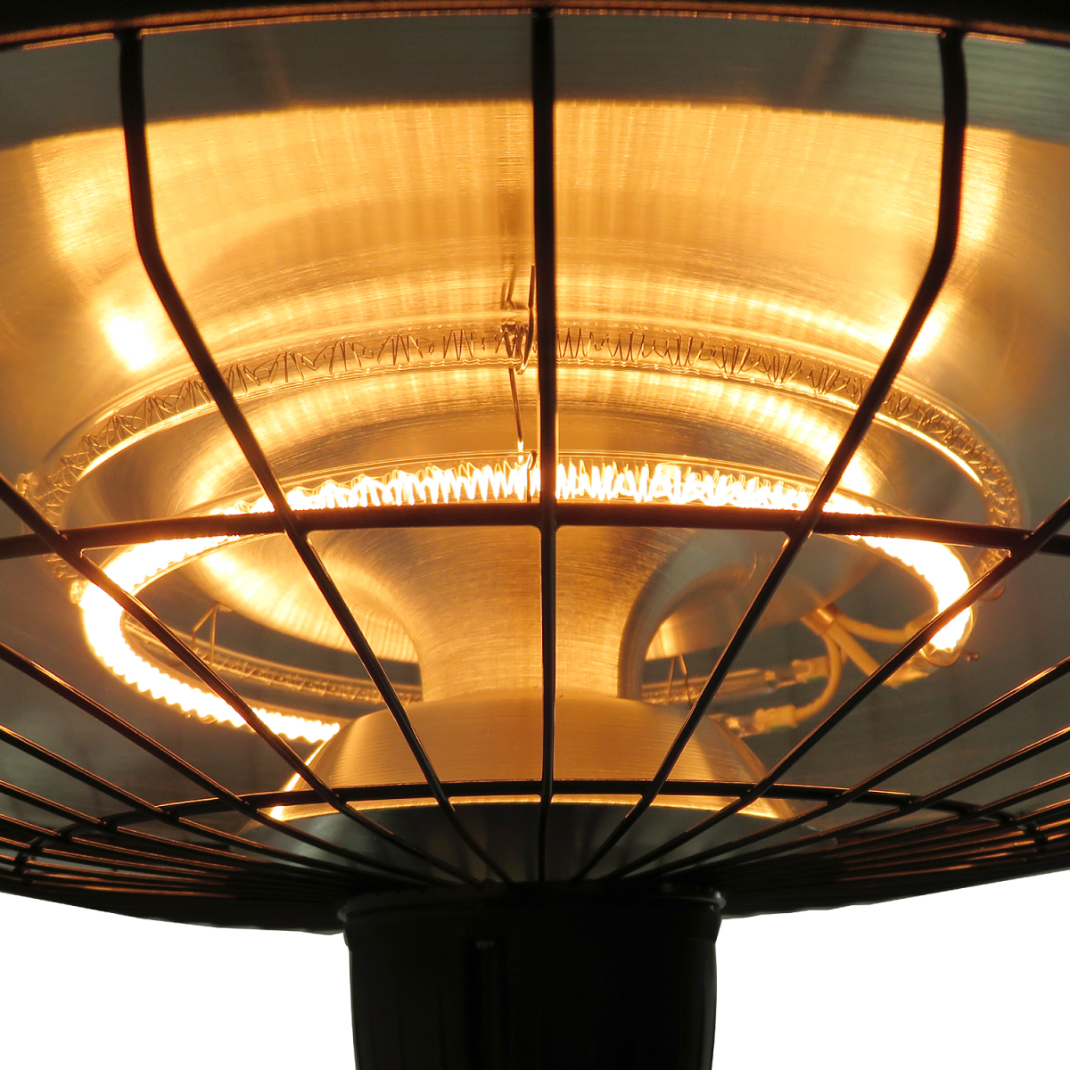 Versatile Halogen Infrared Heater - 1000/2500W Ceiling Hanging Warmth