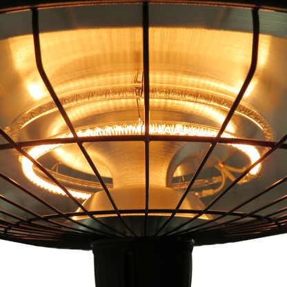 Versatile Halogen Infrared Heater - 1000/2500W Ceiling Hanging Warmth