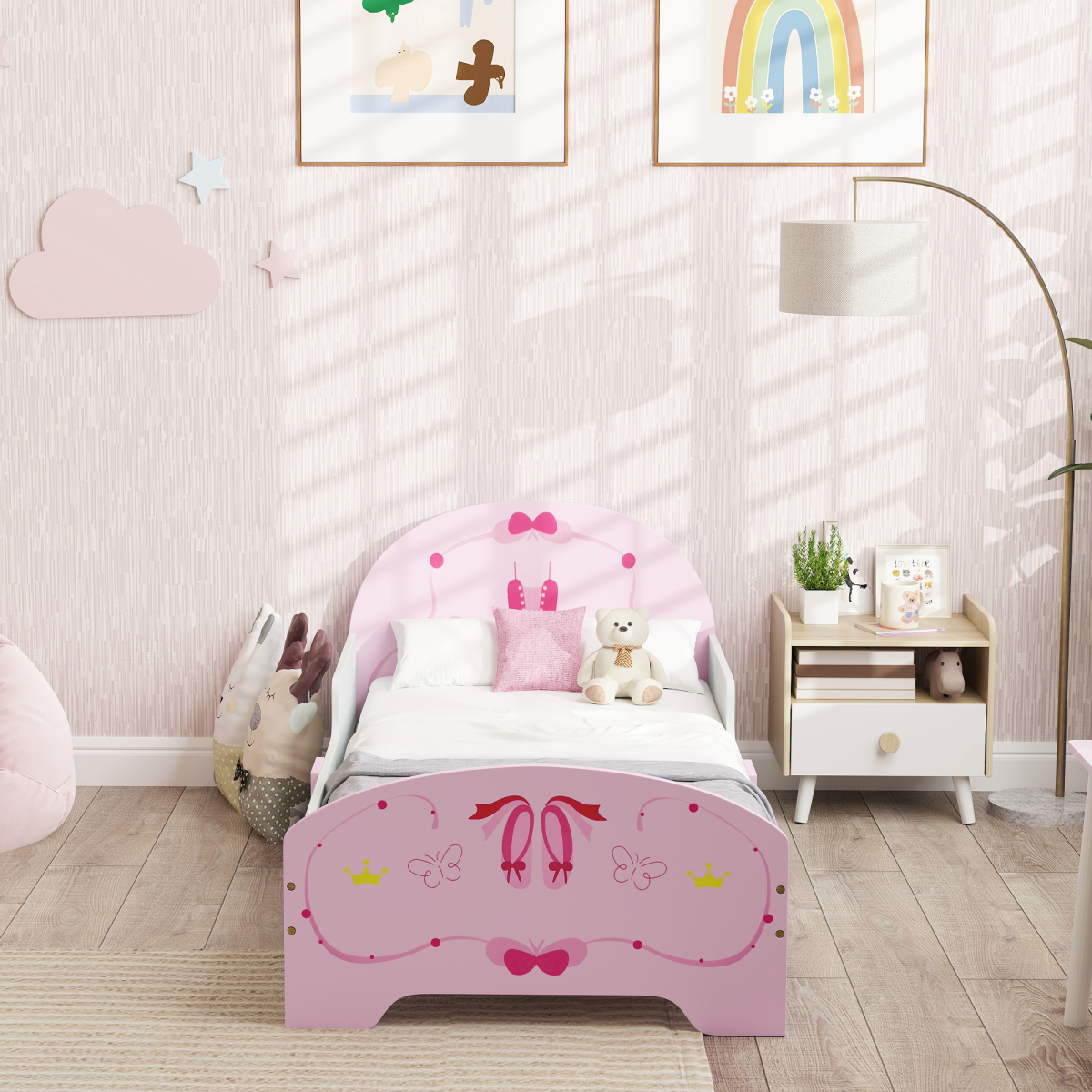 Ballet-Themed Toddler Bed