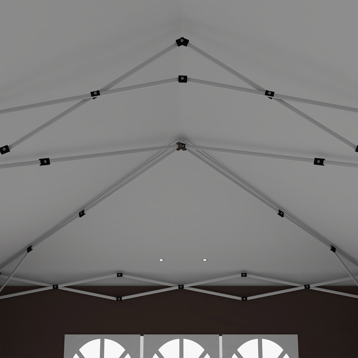 3 x 6m Pop Up Gazebo Height Adjustable Party Tent w/ Storage Bag Black