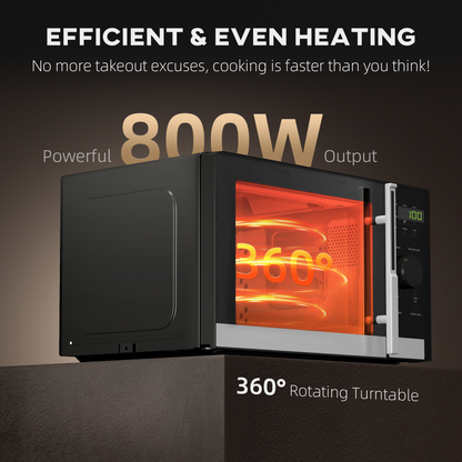 23L Digital Microwave Oven - Auto Cook, 10 Power Levels, Eco-Friendly!