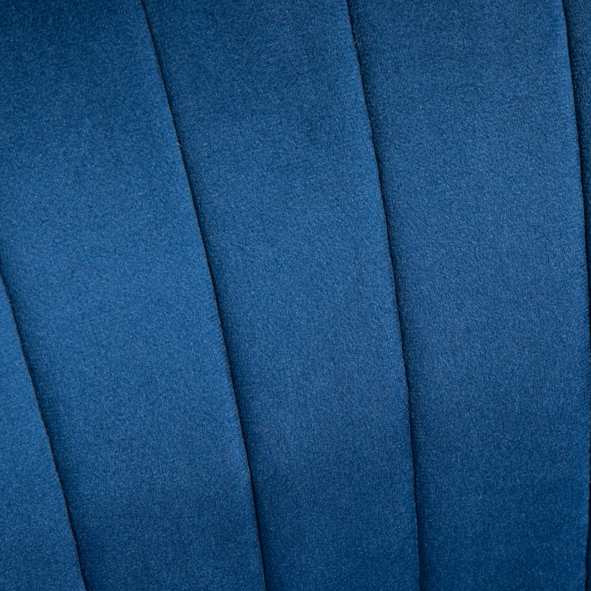 Luxurious Velvet Accent Chair & Ottoman Set - Dark Blue Comfort Redefined!