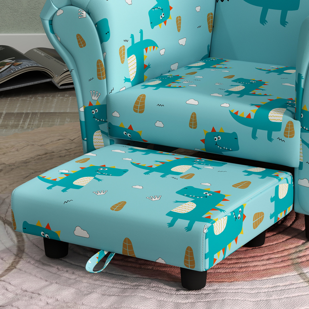 Kids Sofa Set with Stool