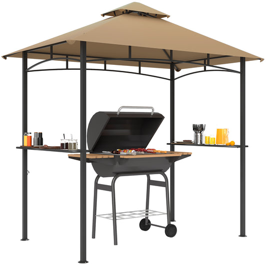 Double-Tier BBQ Gazebo: Stylish Grill Canopy & Ultimate Outdoor Shelter