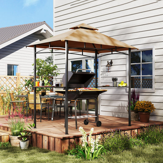 Double-Tier BBQ Gazebo: Stylish Grill Canopy & Ultimate Outdoor Shelter