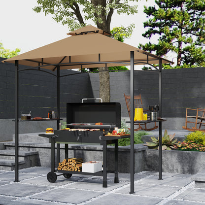 Double-Tier BBQ Gazebo: Stylish Grill Canopy & Ultimate Outdoor Shelter