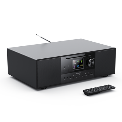 Majesty Sound: Majority Quadriga All-in-One Music System - Black Edition