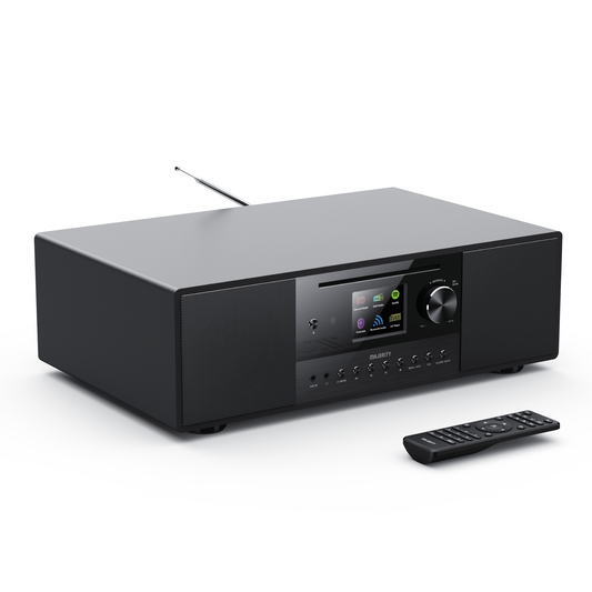 Majesty Sound: Majority Quadriga All-in-One Music System - Black Edition