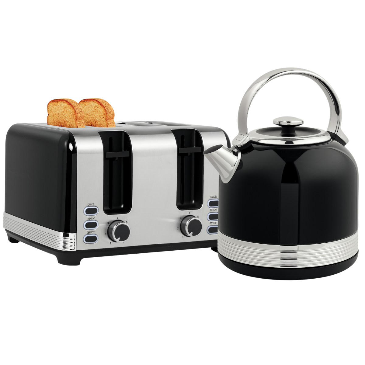 Kettle & 4-Slice Toaster Set
