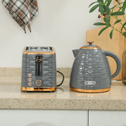 Sleek Kettle & Toaster Set